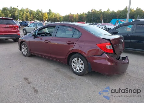 2012 Honda Civic Lx from USA, damaged, VIN 2HGFB2F59CH537941